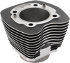Drag Specialties Cylinder - Tc88 - 3.75" - Black - Highlighted Fins