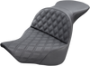 Saddlemen Explorer Seat - Lattice Stitched - Fl/Fx '18-'24 818-27-029Ls