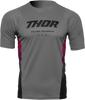 Thor Assist React Short-Sleeve Jersey - Gray/Purple - Medium