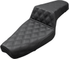 Saddlemen Step-Up Seat - Full Lattice Stitch - Black - Xl 807-03-175