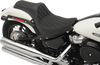 Drag Specialties Predator Iii Seat - Double Diamond - Black Stitching - Fl/Fx '18-'22