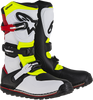 Tech-T Boots - White/Red/Yellow Fluorescent/Black - Us 8 2004017-2351-8