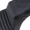 Saddlemen Step-Up Seat - Front Tuck-N-Roll/Rear Lattice Stitch - Black - Scout '18-'19 I18-33-176