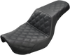 Saddlemen Step-Up Seat - Full Lattice Stitch - Black - Dyna 804-04-175