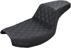 Saddlemen Step-Up Seat - Full Lattice Stitch - Black - Fxr 882-09-175