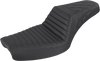 Saddlemen Step-Up Seat - Front Tuck-N-Roll/Rear Lattice Stitch - Black 896-04-176