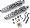 Drag Specialties Shocks Premium Ride-Height Adjustable Shocks - Chrome - Heavy Duty - 12.5"
