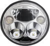 Custom Dynamics 7" Trubeam Headlamp - Chrome - Chieftain Cdtb-7-If-C