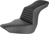 Saddlemen Step-Up Seat - Front Tuck-N-Roll - Black 818-29-191