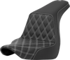 Step-Up Seat - Front Lattice Stitch - White Stitch - Fxlr/Flsb '18-'21 818-29-17206
