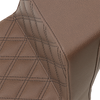 Saddlemen Step-Up Seat - Front Lattice Stitch/Rear Smooth - Brown - Scout Bobber I18-33-172Br
