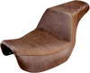 Saddlemen Step-Up Seat - Rear Lattice Stitched - Brown - Dyna 806-04-173Br