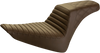 Saddlemen Step-Up Seat - Front Tuck-N-Roll/Rear Lattice Stitch - Brown 812-26-176Br