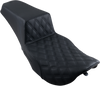 Saddlemen Step-Up Seat - Front Lattice Stitch - Black 897-06-172