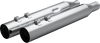 Khrome Werks Muffler 4.0" M8 Straight Cut Chrome 40Fst-1011-Chr