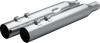 Khrome Werks Muffler 4.0" M8 Straight Cut Ripper Baffle Chrome 40Fst-1012-Chr