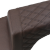 Saddlemen Step-Up Seat - Front Smooth/Rear Lattice Stitch - Brown - Indian I14-07-173Br