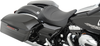 Drag Specialties Solo Seat - Mild Stitched - Driver Backrest - Fl '08-'23