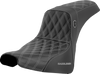 Pro Series Sdc Performance Seat - Without Backrest - Silver Stitch - Fxbb/Fxst '18-'23 Sc81830Sil