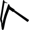 Fat Baggers Inc. 1-1/2" Ez Install Pointed Top Handlebar - 14" - Black 808014-B