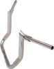 Fat Baggers Inc. 1-1/2" Ez Install Pointed Top Handlebar - 12" - Chrome 805012