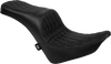Drag Specialties Seats Seat Freedom 2Up Dd Stitch Bk Solarleather M8 Softail 18-25