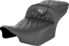 Roadsofa Extended Reach Seat - Without Backrest - Lattice Stitch - Silver Stitch - Fl/Fx '23-'24 823-07-20705