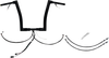 Fat Baggers Inc. Handlebar Kit - Flat Top - 14" - Black 602314-B