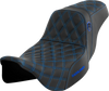 Pro Series Sdc Performance Seat - Without Backrest - Blue Stitch - Flh/Flt '08-'23 Sc80807Blu