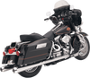Bassani Xhaust Megaphone Mufflers - Chr/Pol - Tapered - Standard Baffle Flh-517
