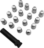 Moose Utility Lug Nut - Splined - 12 Mm X 1.25 - Chrome - 16 Pack Spmo03806L4
