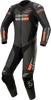Gp Force Chaser 1-Piece Leather Suit - Black/Red Fluorescent - Us 46 / Eu 56 3150321-1030-56