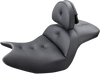 Saddlemen Seat - Roadsofa - With Backrest - Pillow Top - Black H18-07-181Br