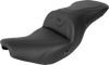 Saddlemen Roadsofa Seat - Without Backrest - Black W/Black Stitching - Heated - Indian '14-'23 I14-07-187Hct