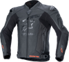 Gp Plus R V4 Rideknit Leather Jacket - Black/Black - Us 38 / Eu 48 3100324-1100-48