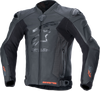 Gp Plus R V4 Rideknit Leather Jacket - Black/Black - Us 46 / Eu 56 3100324-1100-56