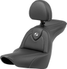 Saddlemen Roadsofa Carbon Fiber Seat - Carbon Fiber - With Backrest - Fxlr/Flsb '18-'23 818-29-185Br