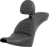 Saddlemen Roadsofa Seat - Lattice Stitch - With Backrest - Fxbb/Fxst '18-'23 818-30-182Br