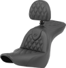 Saddlemen Roadsofa Seat - Lattice Stitch - With Backrest - Fxlr/Flsb '18-'23 818-29-182Br