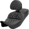 Roadsofa Seat - With Backrest - Lattice Stitch - Carbon Fiber - Fl '08-'23 808-07B-206B0