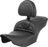 Roadsofa Seat - With Backrest - Tuck-N-Roll - Carbon Fiber - Fltr/Flhx '23-'24 823-07-204B0