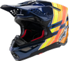 Supertech M10 Helmet - Tld Edition 25 - Mips - Gloss Dark Blue/Orange/Yellow/Fluo Red - Large 8300225-7156-L