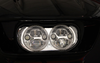 Custom Dynamics Headlight - Chrome - Fltr Cdtb-Rg-15-C