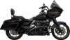 Bassani Xhaust Sweeper Radial Exhaust System With Heat Shields - Black 1F21Fb