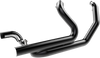 Khrome Werks Aggressor 2-Into-2 Crossover Headers - Black - Fl 200860