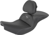 Saddlemen Heated Roadsofa Seat - Carbon Fiber - Includes Backrest - Black - Indian I14-07-185Brhct