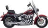 Bassani Xhaust Mega Power Exhaust - Chrome - Short - Fxs/Fls 1S12R