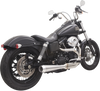 Bassani Xhaust Road Rage 3 Exhaust - Stainless - '91-'17 Dyna 1D1Ss