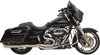 Bassani Xhaust 2:1 Exhaust - Stainless Steel - Megaphone 1F21Ss