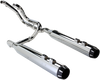 Bassani Xhaust Down Under Exhaust - Chrome - Straight Can 1F76R